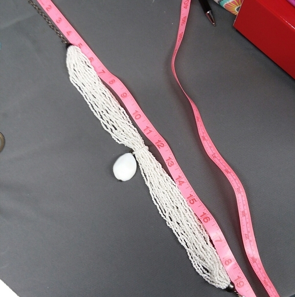 Vintage Multi Strand Tiny Bead Necklace - Picture 9 of 10